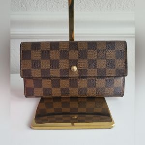 Louis Vuitton Damier Ebene Porte Tresor International Long Wallet